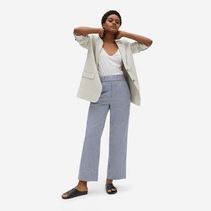 Everlane ‘The Easy Pant’ blue/white stripe sz 4